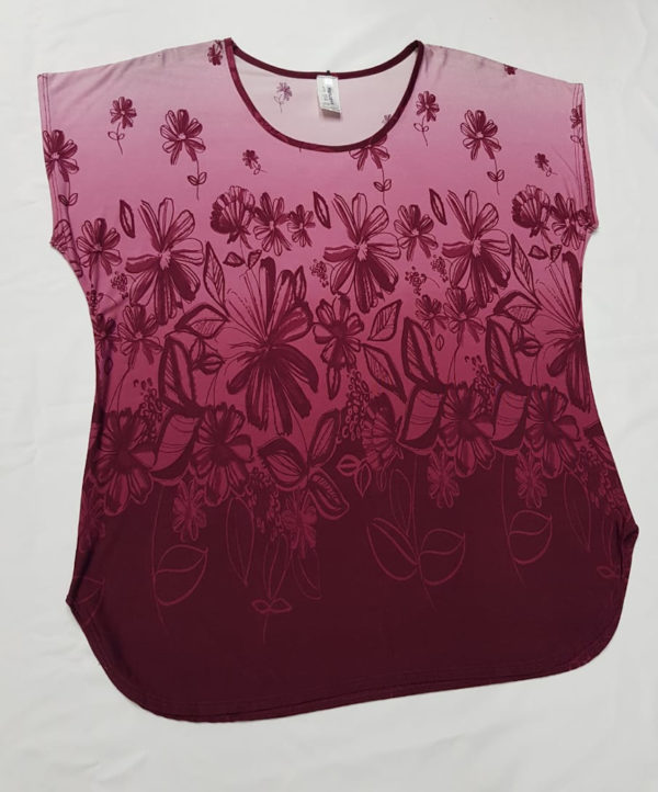 Blusa Manzana Rojo con Vino