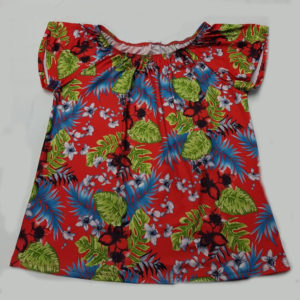 Blusa Señora Estampada Roja