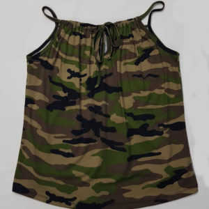 Blusa Tirantes Camuflada
