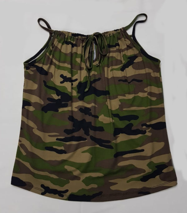 Blusa Tirantes Camuflada